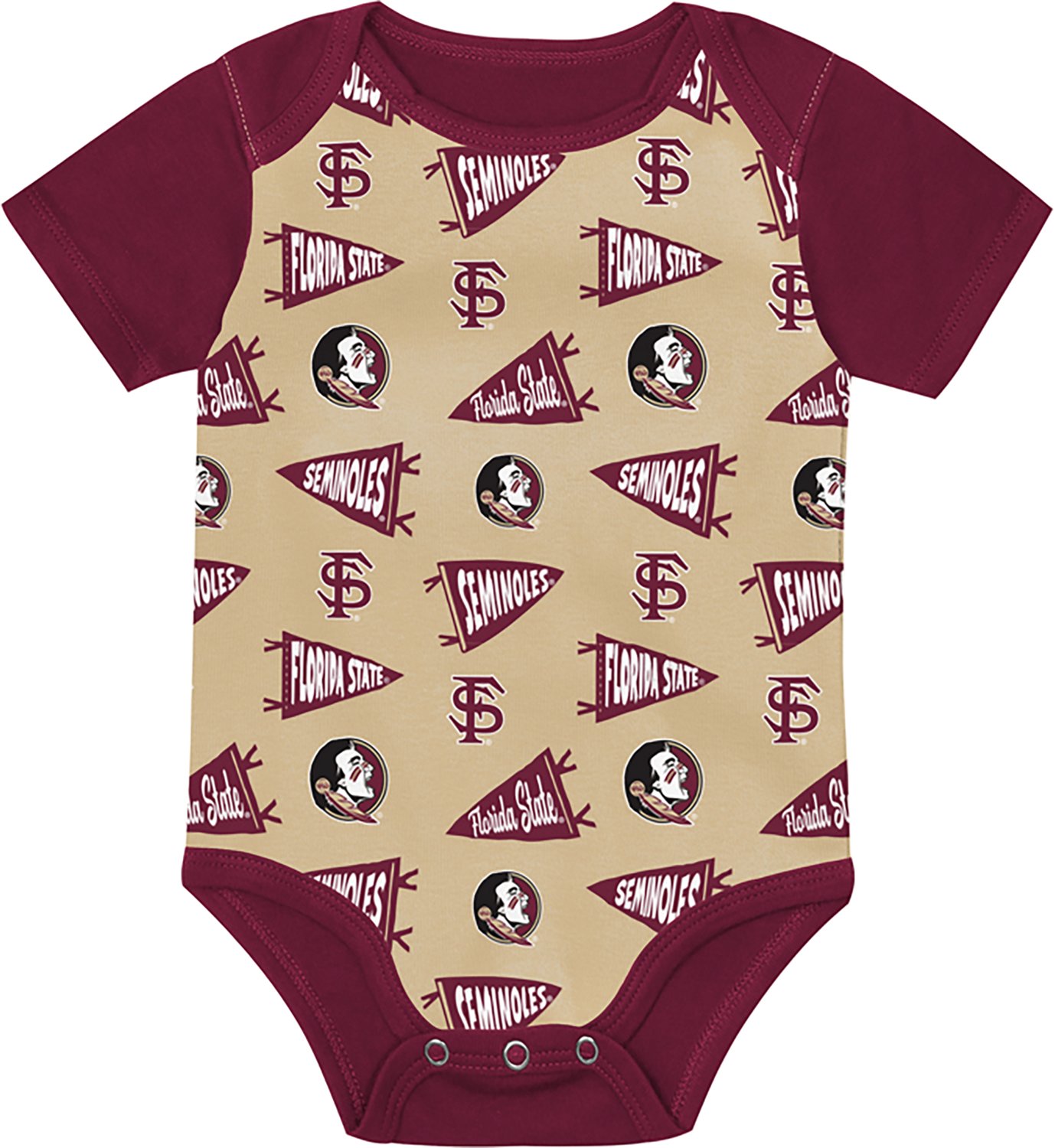 Outerstuff Infants' Florida State University Star Player Creeper Set 3-Pack