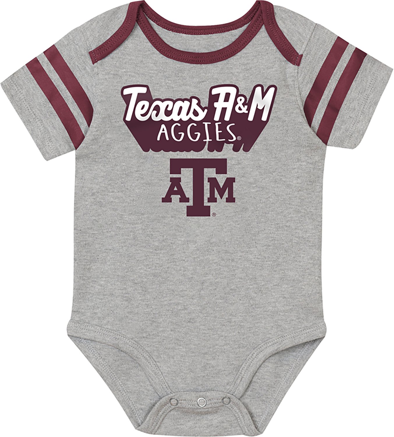Outerstuff Infants' Texas A&M University Star Player Creeper Set 3-Pack