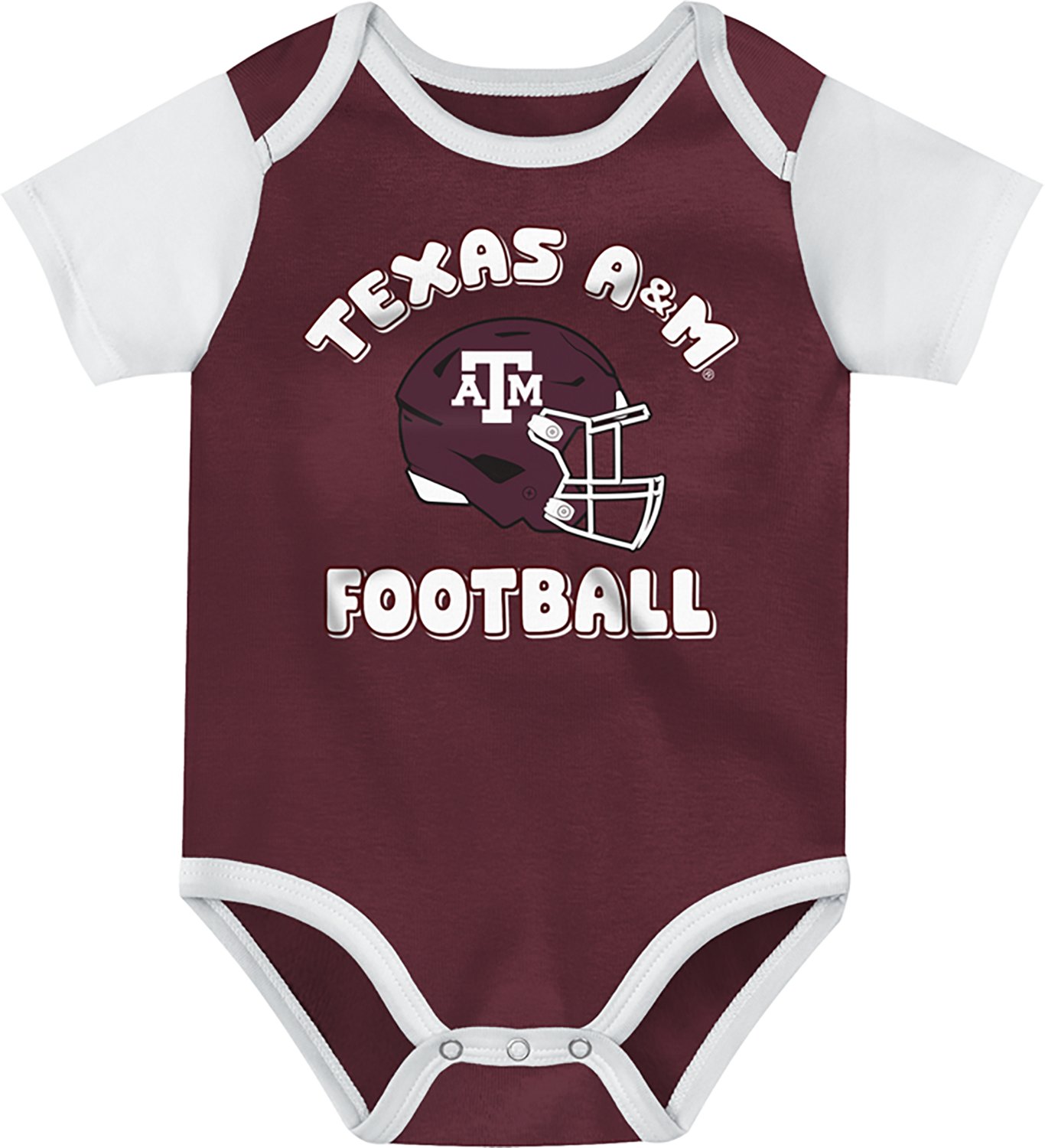 Outerstuff Infants' Texas A&M University Star Player Creeper Set 3-Pack