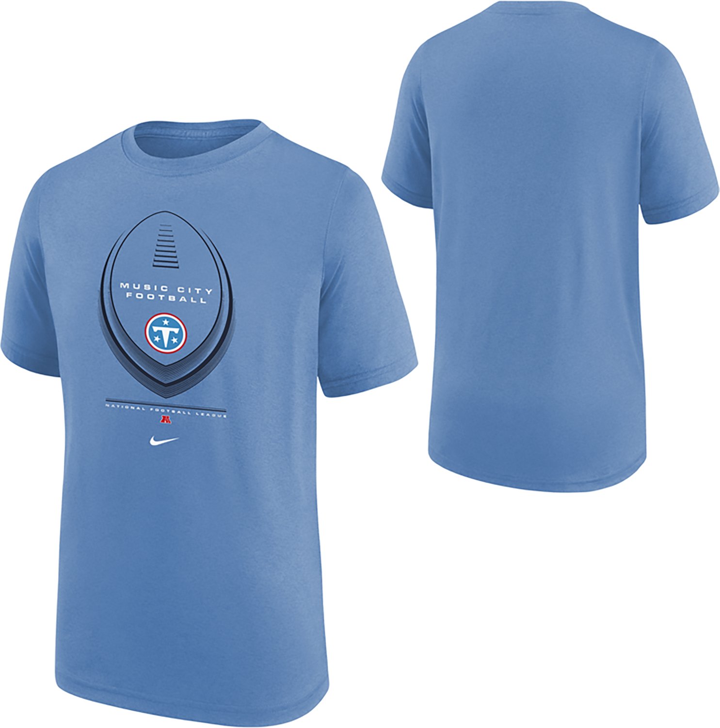 Nike Boys' Tennessee Titans Icon Legend Graphic T-shirt - view number 3