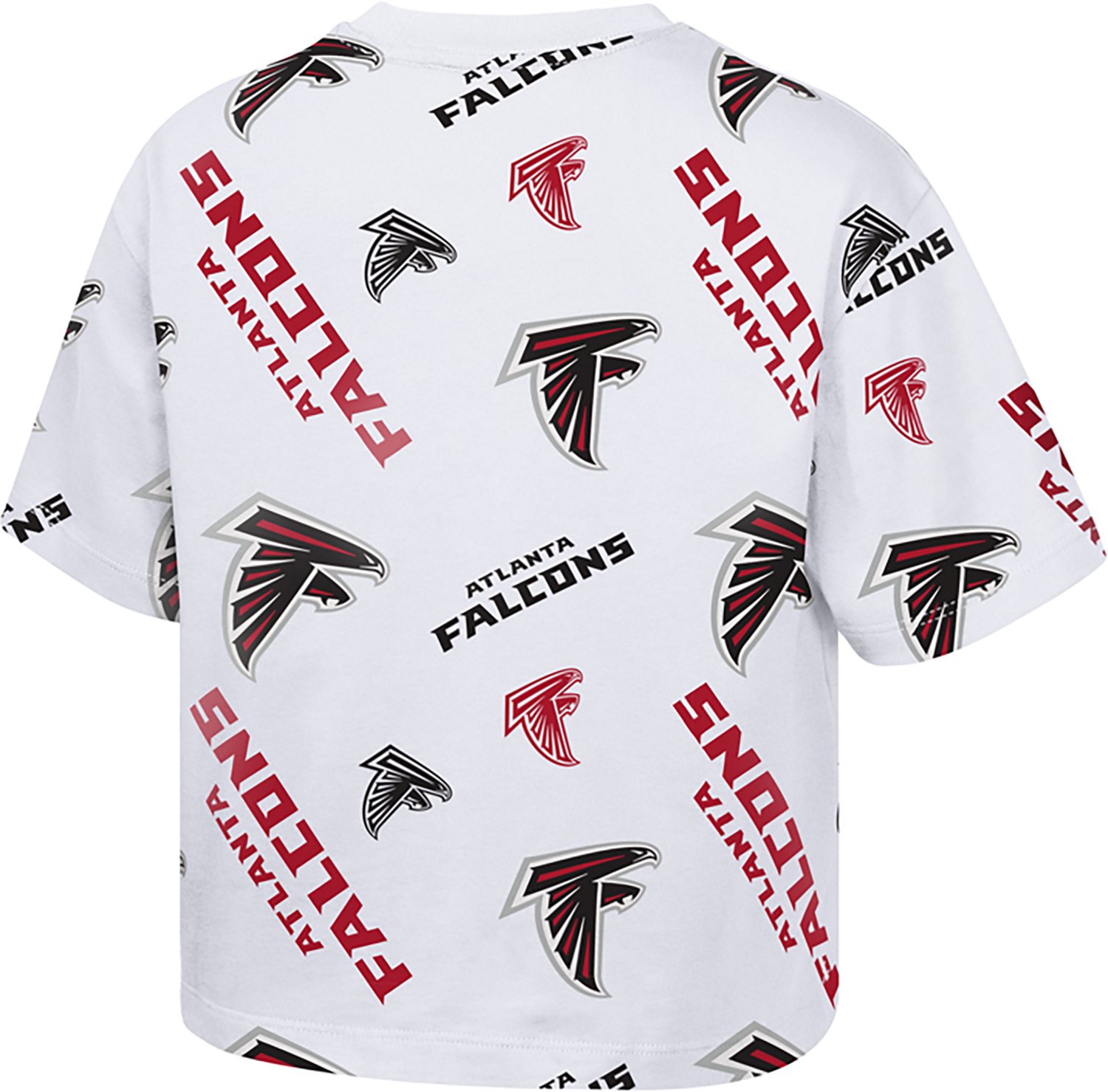 Outerstuff Girls' Atlanta Falcons Run Along Boxy Graphic T-shirt