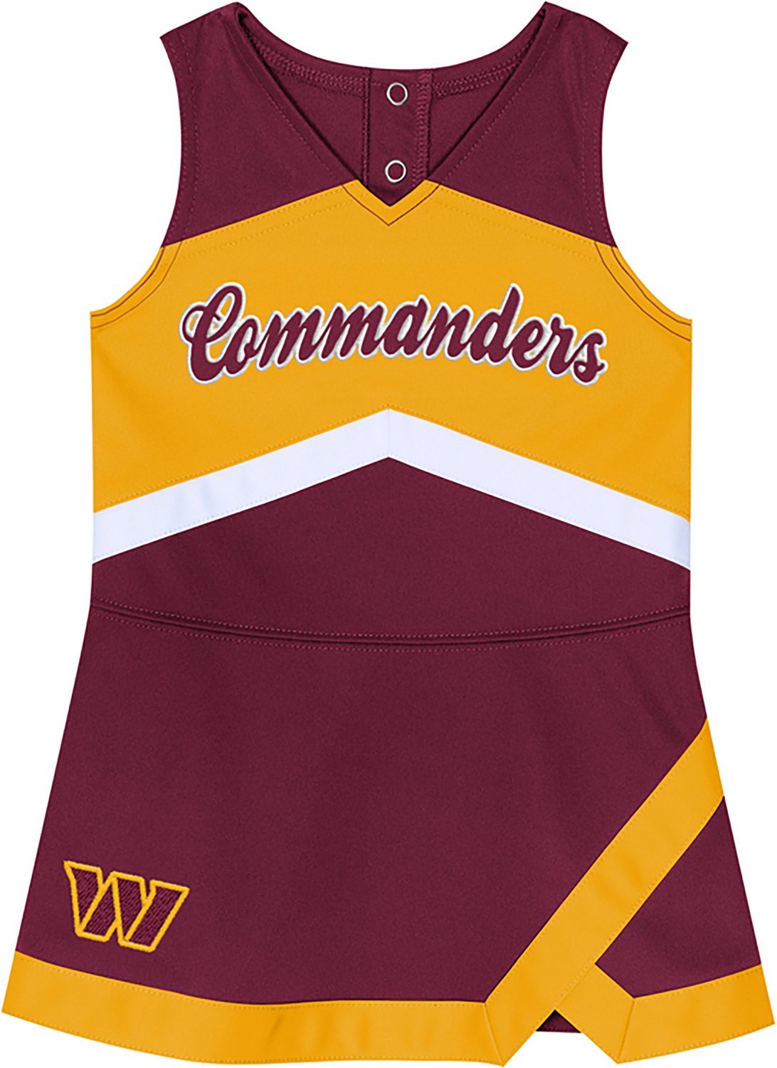 Outerstuff Toddler Girls' Washington Commanders Cheer Captain Cheerleader Jumper Dress