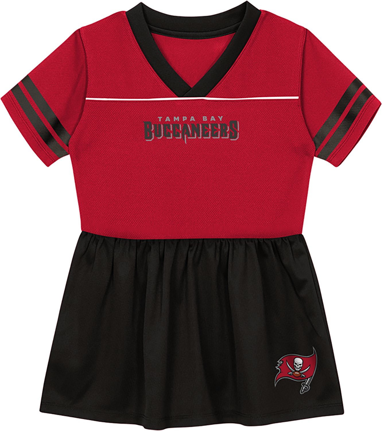Outerstuff Girls' Tampa Bay Buccaneers Stadium Lights 2.0 Fashion Cheer Dress