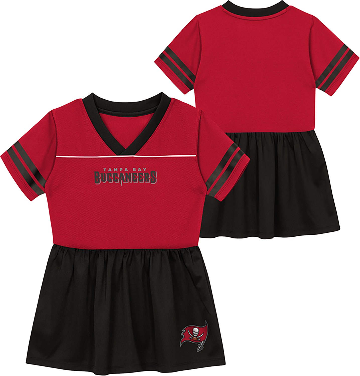 Outerstuff Girls' Tampa Bay Buccaneers Stadium Lights 2.0 Fashion Cheer Dress