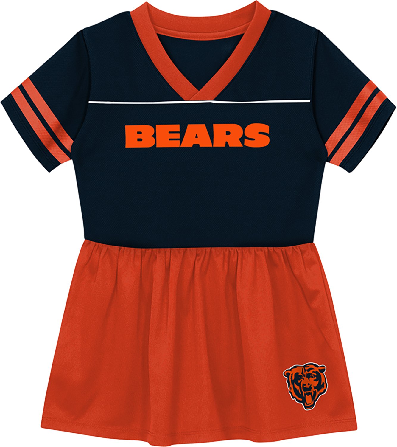 Outerstuff Girls' Chicago Bears Stadium Lights 2.0 Fashion Cheer Dress