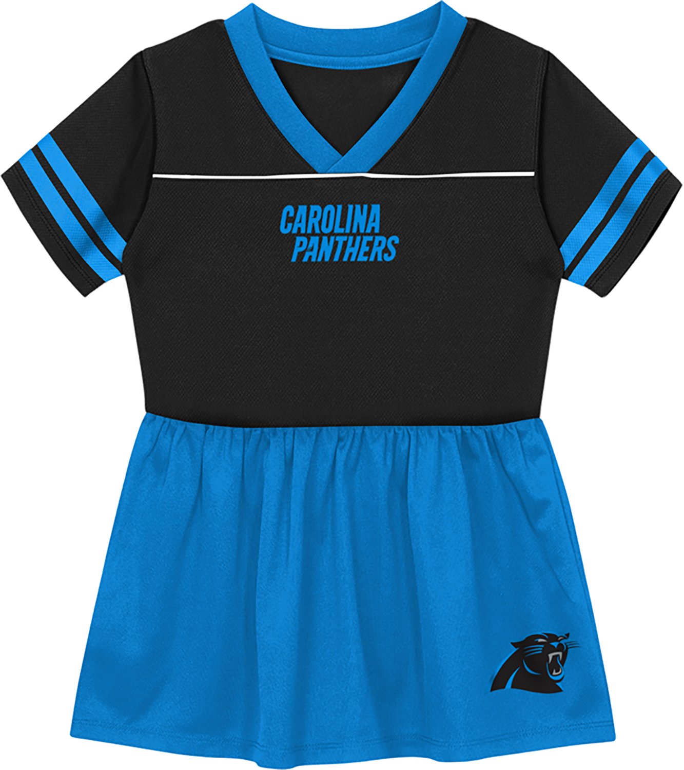 Outerstuff Girls' Carolina Panthers Stadium Lights 2.0 Fashion Cheer Dress