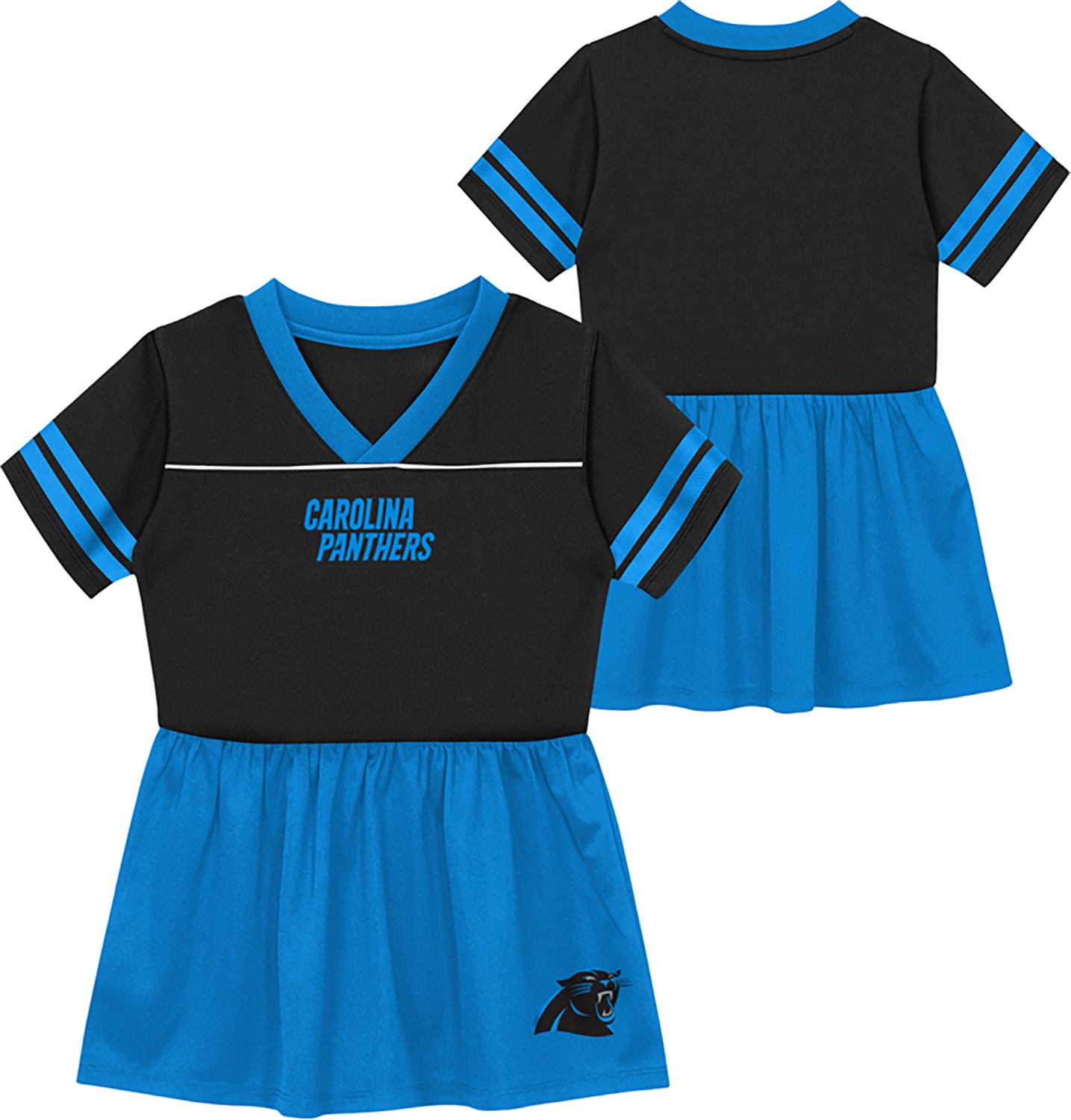 Outerstuff Girls' Carolina Panthers Stadium Lights 2.0 Fashion Cheer Dress