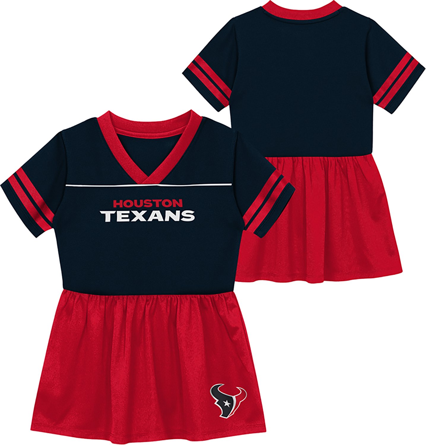 Outerstuff Girls' Houston Texans Stadium Lights 2.0 Fashion Cheer Dress