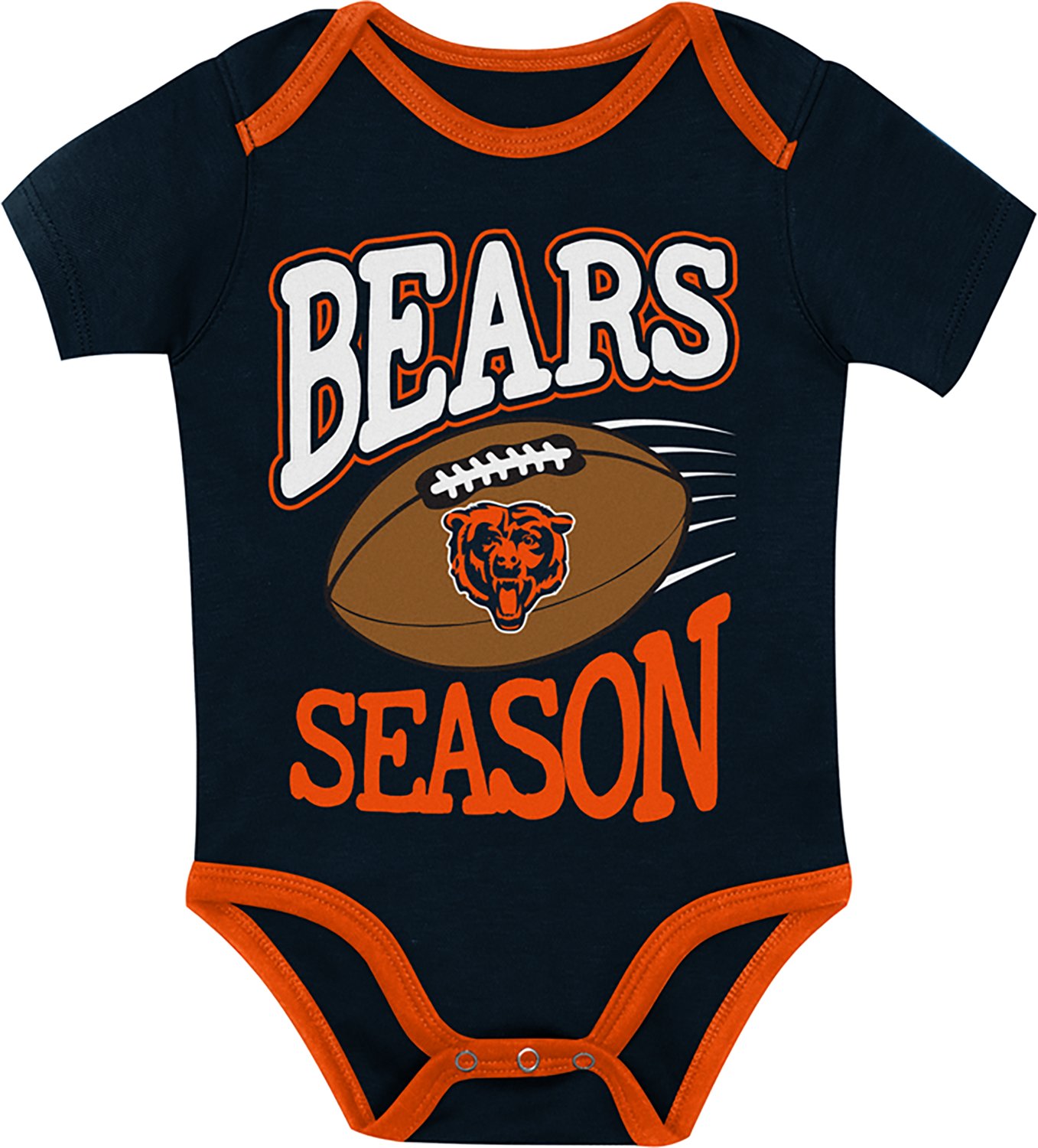 Outerstuff Infants' Chicago Bears 1st Round Creeper Set 3-Pack - view number 2