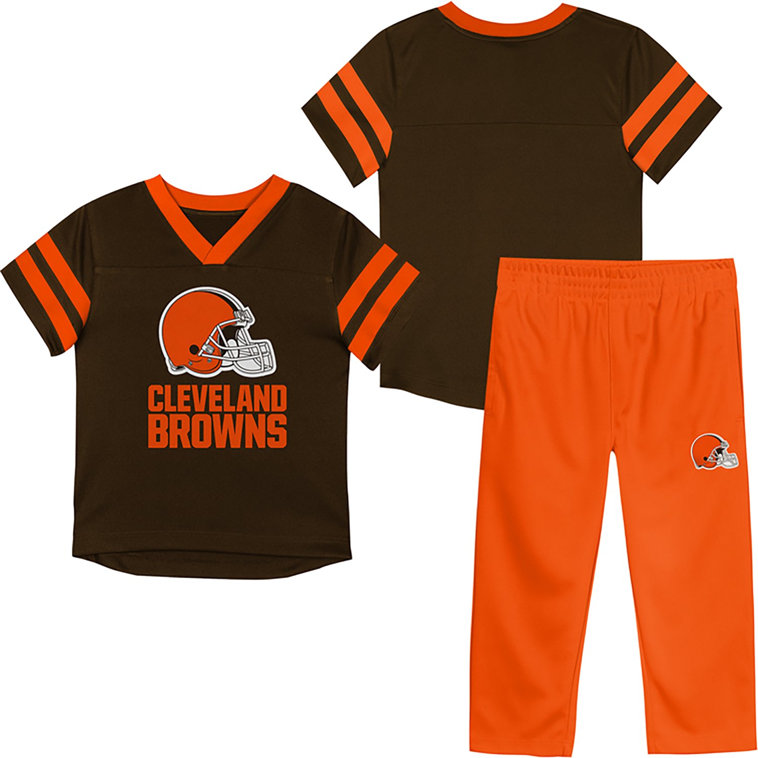 Outerstuff Toddlers' Cleveland Browns Redzone Jersey and Pants Set