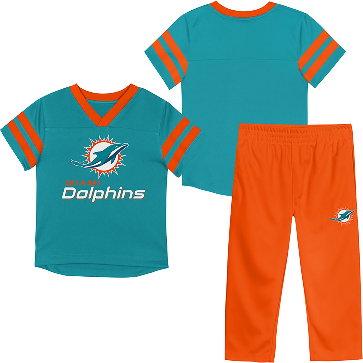 Outerstuff Toddlers' Miami Dolphins Redzone Jersey and Pants Set