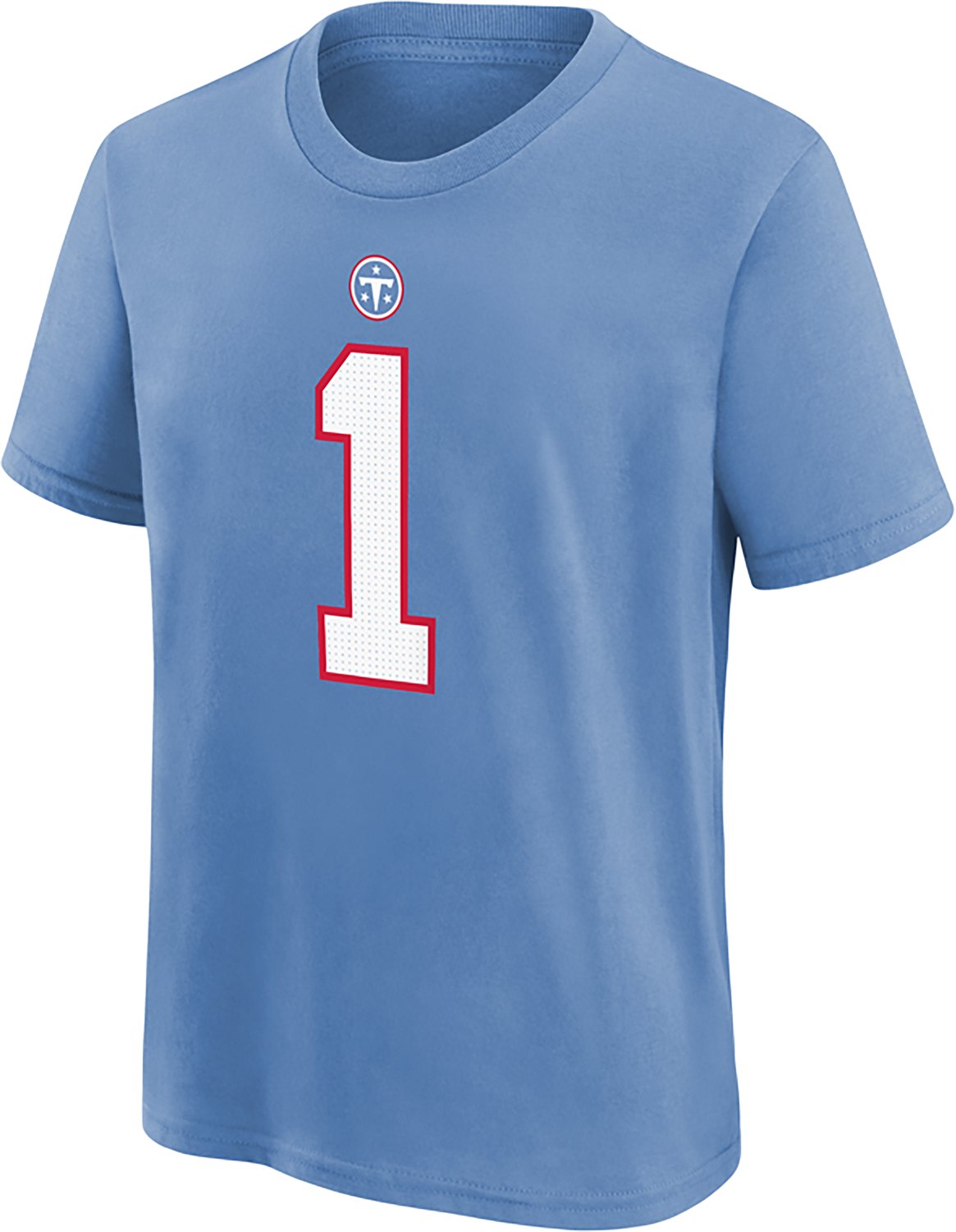 Nike Boys' Tennessee Titans Cam Ward #1 Graphic T-shirt - view number 2