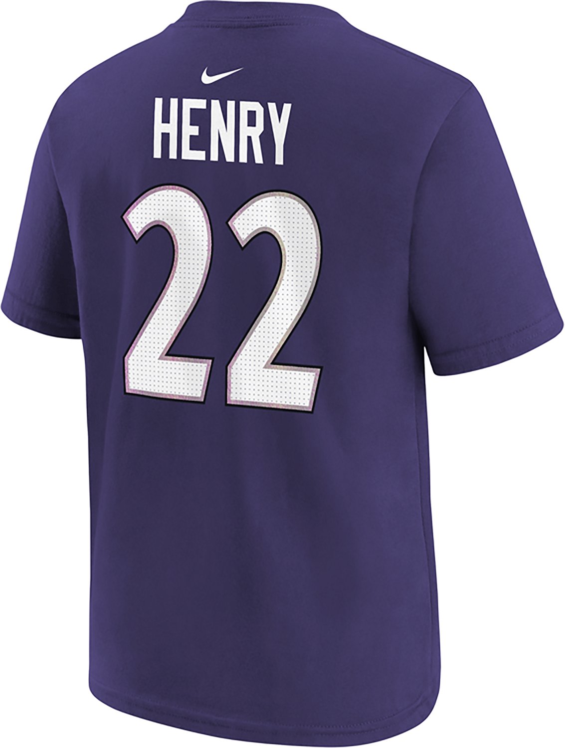 Nike Boys' Baltimore Ravens Derrick Henry #22 Home Graphic T-shirt