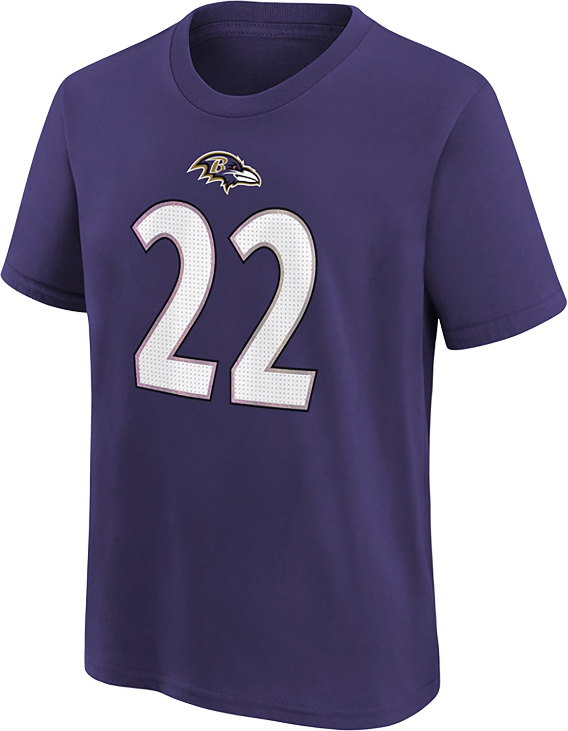 Nike Boys' Baltimore Ravens Derrick Henry #22 Home Graphic T-shirt - view number 2