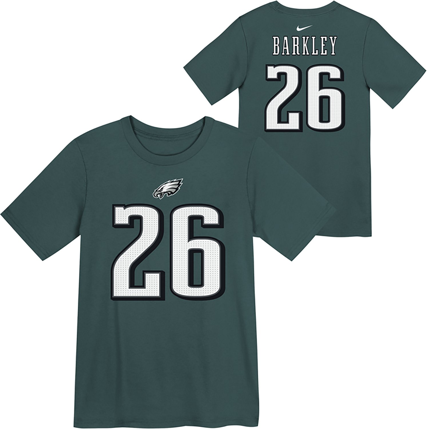 Nike Boys' Philadelphia Eagles Saquon Barkley #26 Home Graphic T-shirt