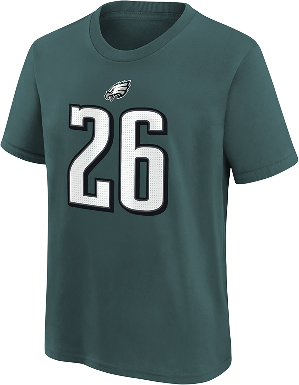 Nike Boys' Philadelphia Eagles Saquon Barkley #26 Home Graphic T-shirt - view number 2