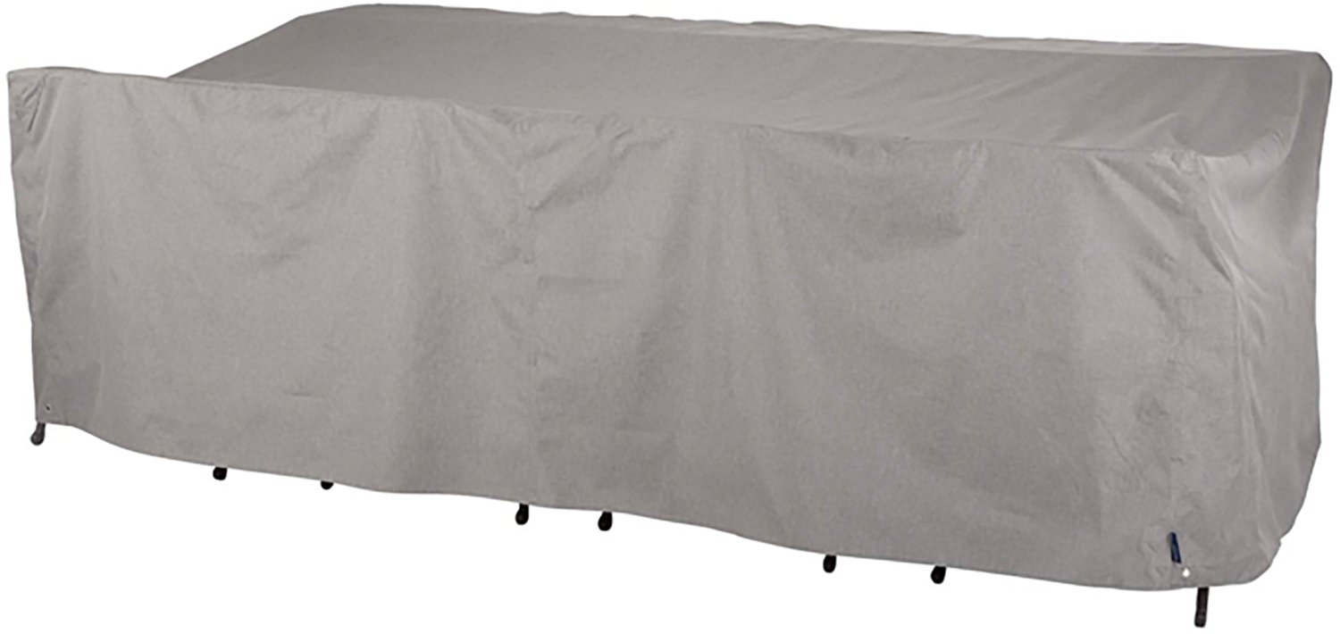 Modern Leisure Garrison Waterproof Rectangle and Oval Patio Table and Chair Set Cover