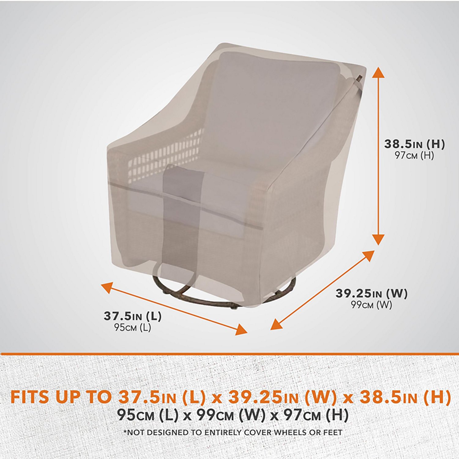 Modern Leisure Monterey Outdoor Swivel Chair Cover - view number 3