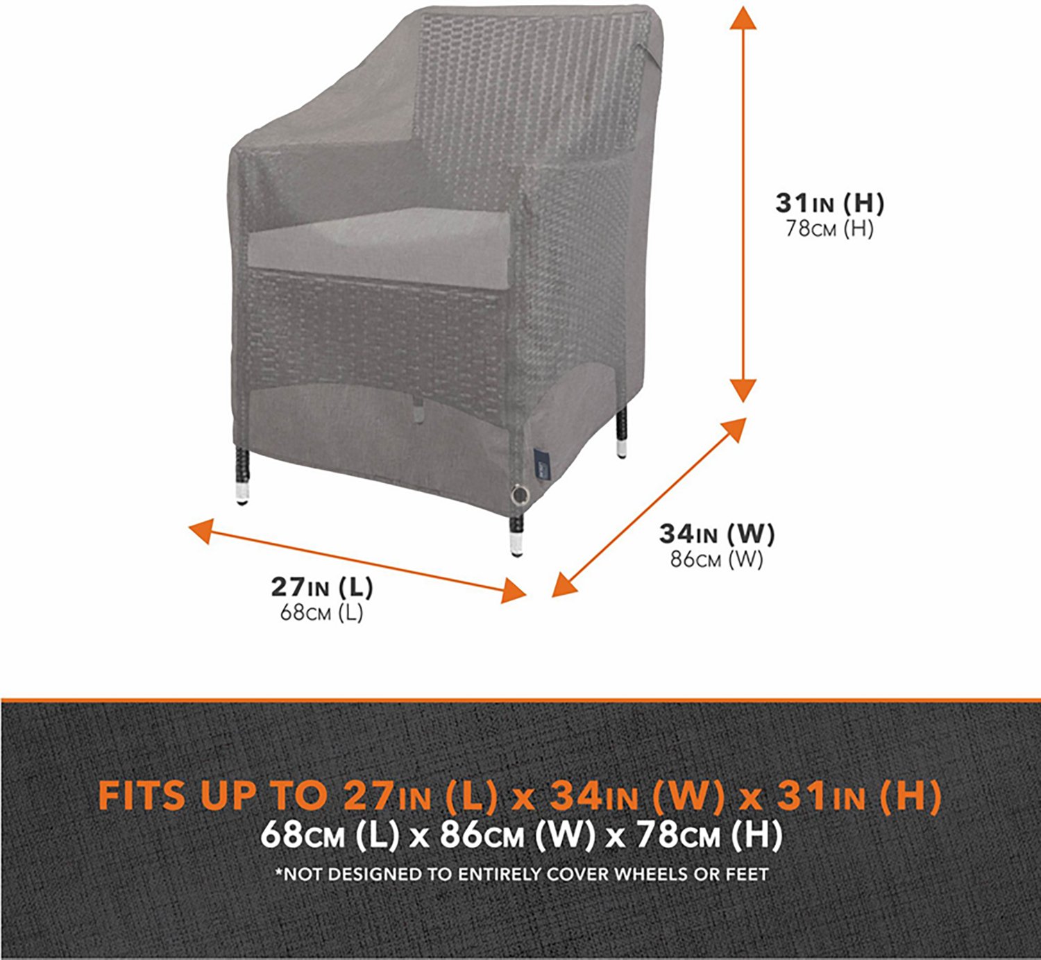Modern Leisure Garrison Patio Chair Cover - view number 3