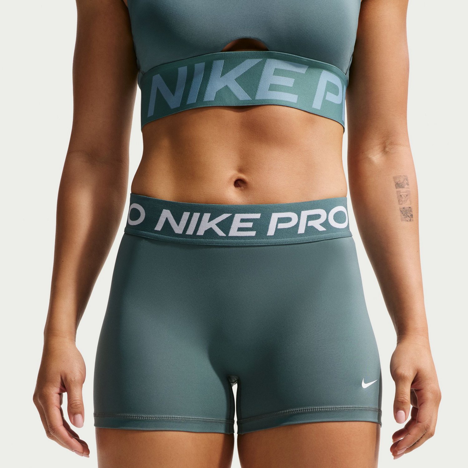 Nike Women's Nike Pro Dri-FIT Mid-Rise Biker Shorts 3 in. - view number 3
