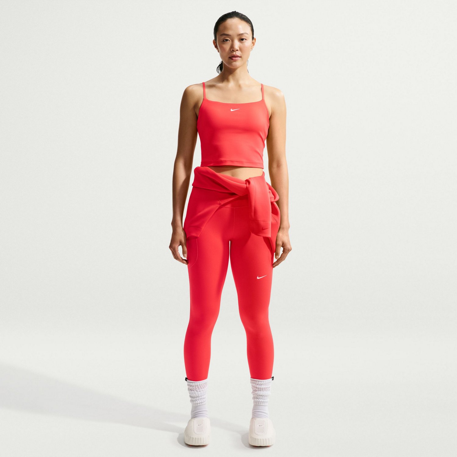 Nike Women's One Medium Support Padded Adjustable Sports Bra Tank Top