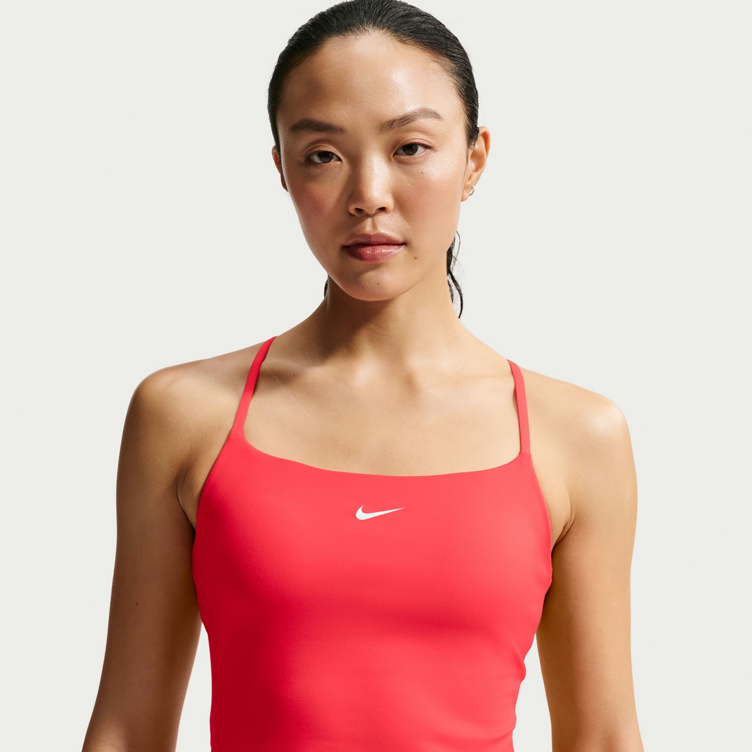 Nike Women's One Medium Support Padded Adjustable Sports Bra Tank Top - view number 3