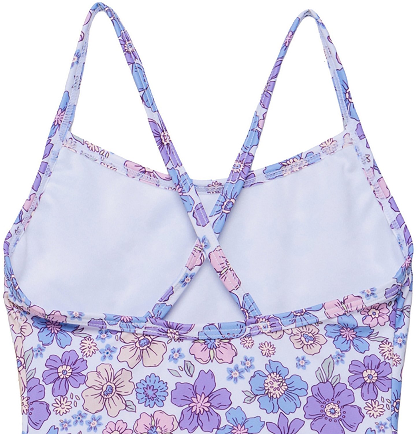 Gottex Girls' Vintage Flower Criss Cross Back One-Piece - view number 3
