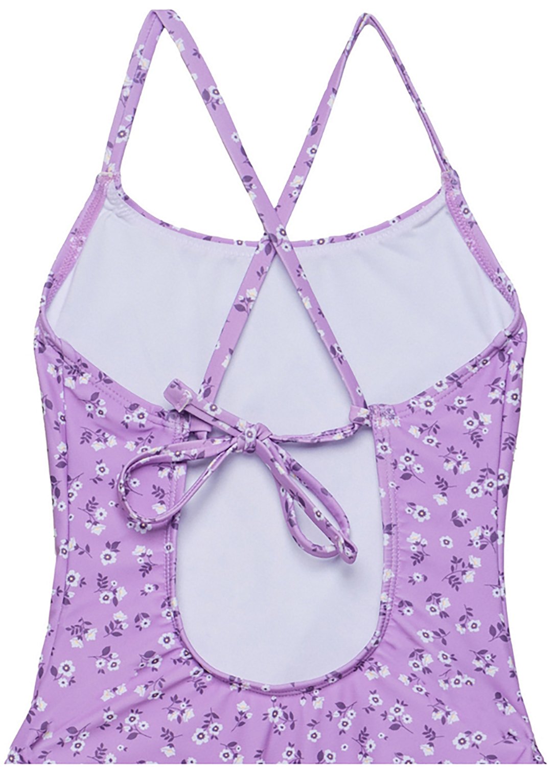 Gottex Girls’ Ditsy Floral Criss Cross Back Adjustable One-Piece