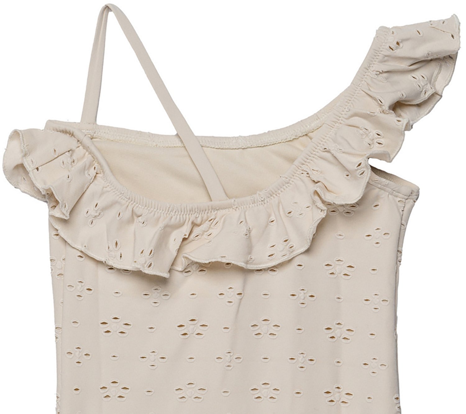 Gottex Girls’ Little Lace Ruffle Asymmetrical One-Piece