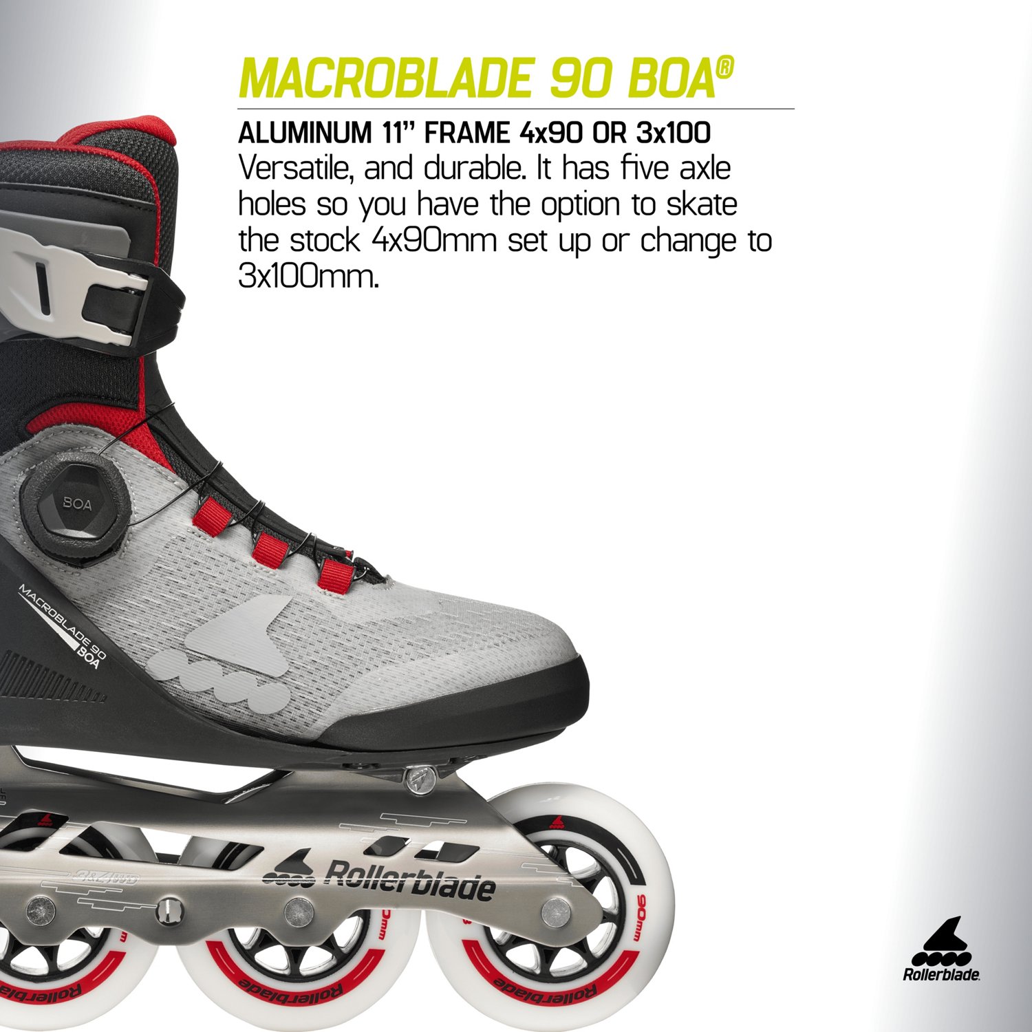 Rollerblade Men's Macroblade 90 BOA® Inline Skates - view number 5