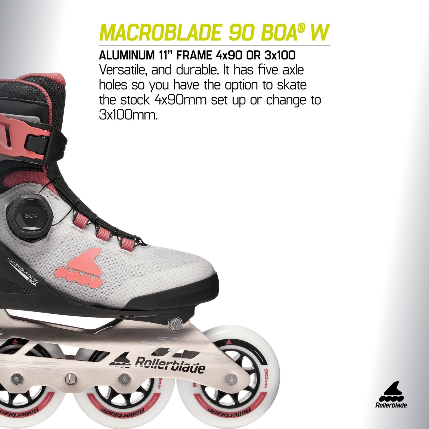 Rollerblade Women's Macroblade 90 BOA® Inline Skates - view number 5
