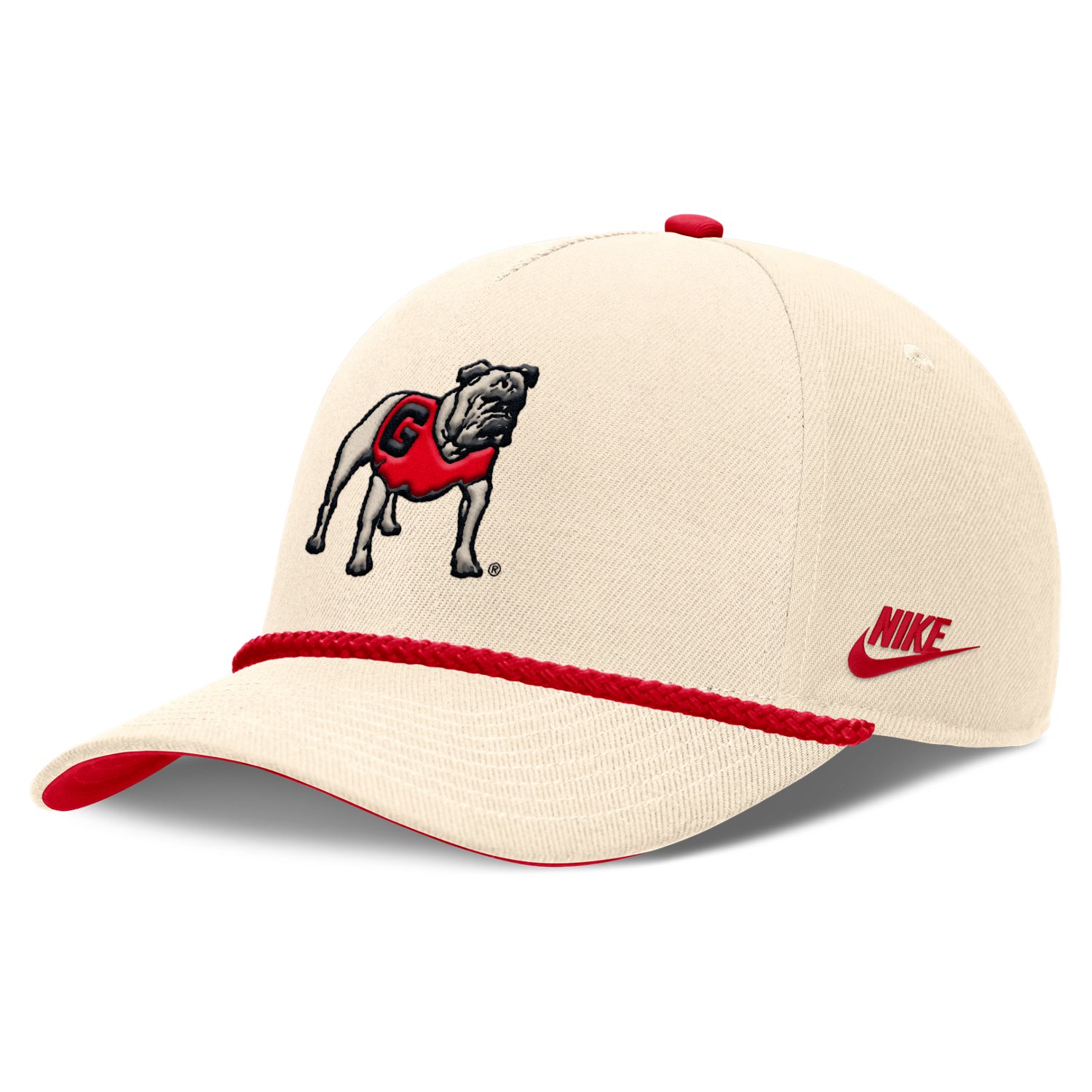 Unisex Nike Georgia Bulldogs Legacy Vintage Rope Rise Adjustable Hat