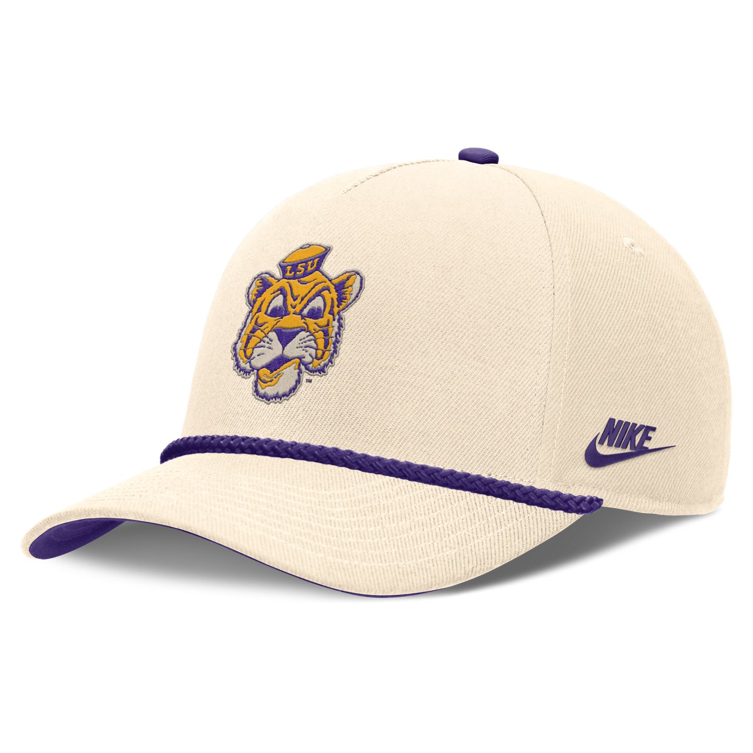 Unisex Nike LSU Tigers Legacy Vintage Rope Rise Adjustable Hat