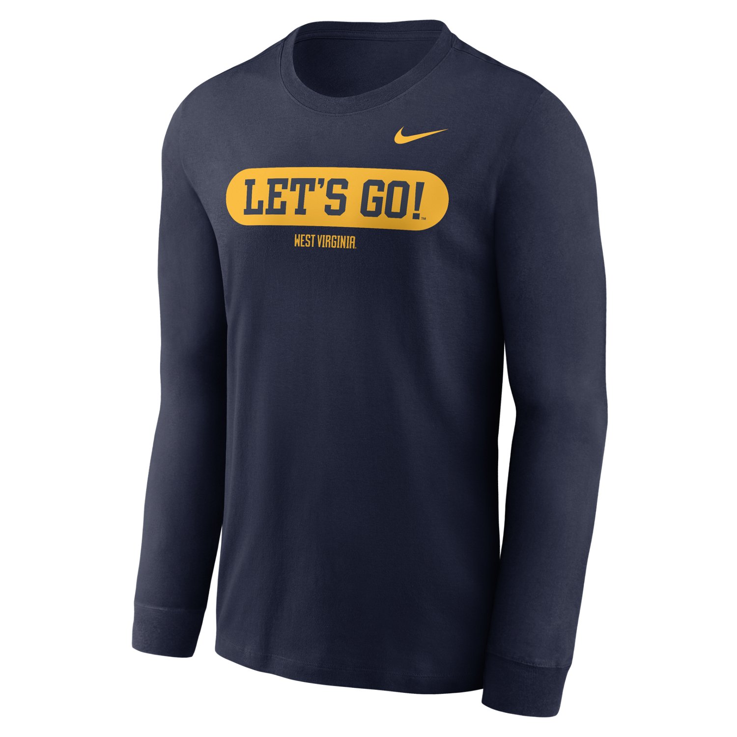 Nike Men's West Virginia University Pill Long Sleeve Graphic T-shirt