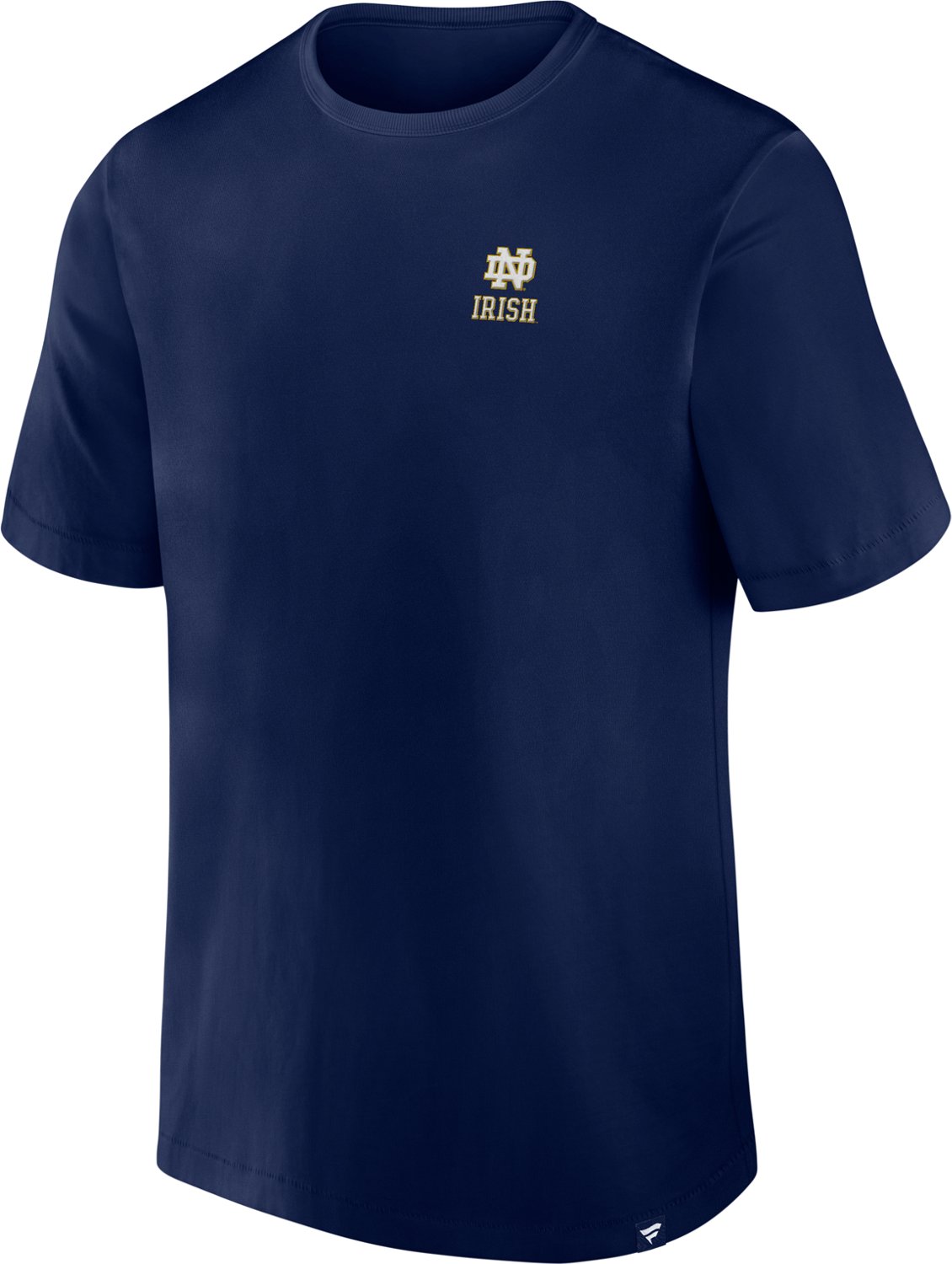 Fanatics Men's University of Notre Dame Small Embroidered Embroidered Logo Graphic T-shirt