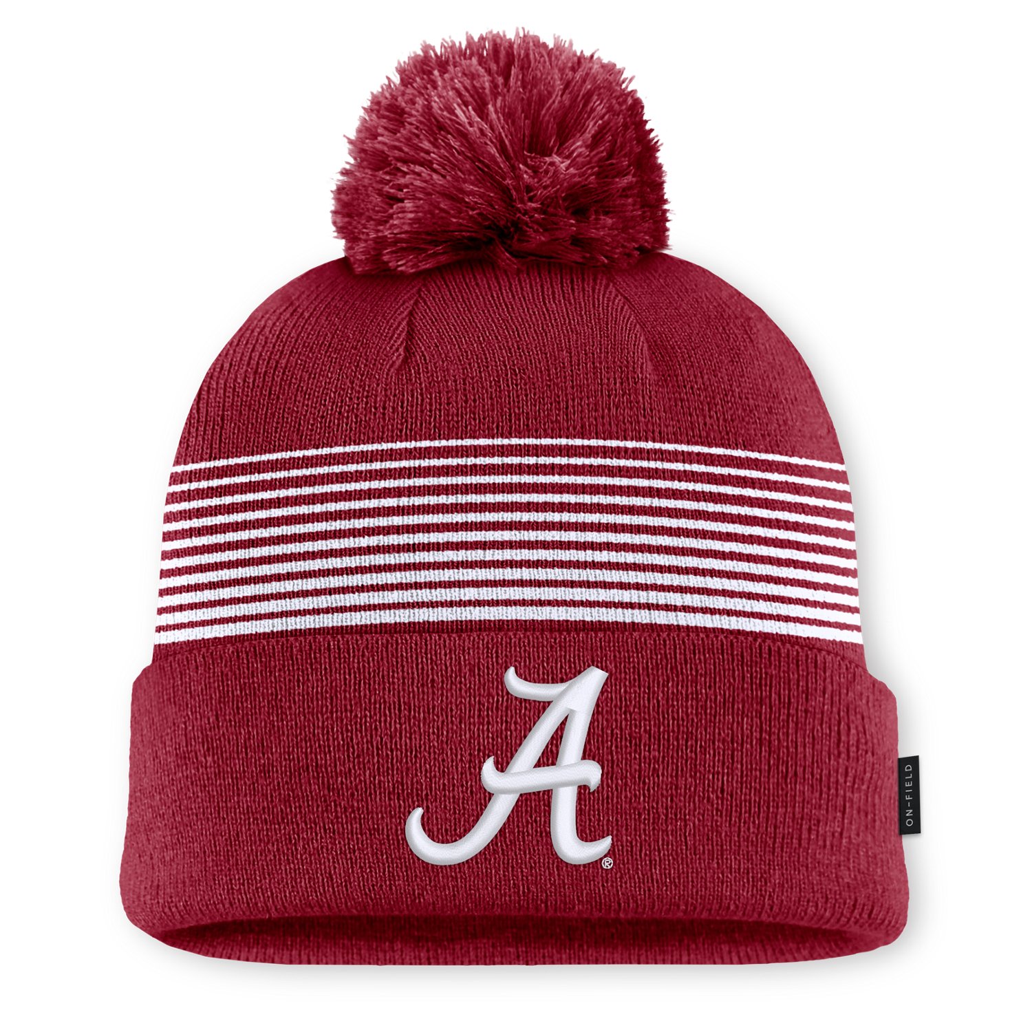 Unisex Nike Alabama Tide 2026 On-Field Cuffed Knit Hat with Pom