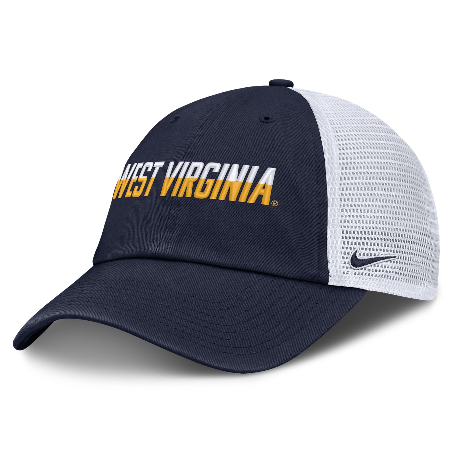 Nike West Virginia University School Club Gameday Unstructured Trucker Cap