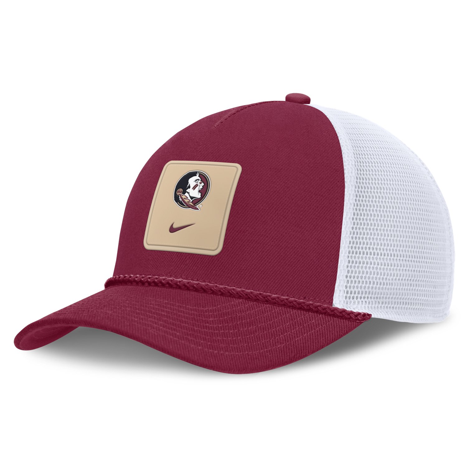 Nike Florida State University Primary Logo Rise Gameday Structured Trucker Cap
