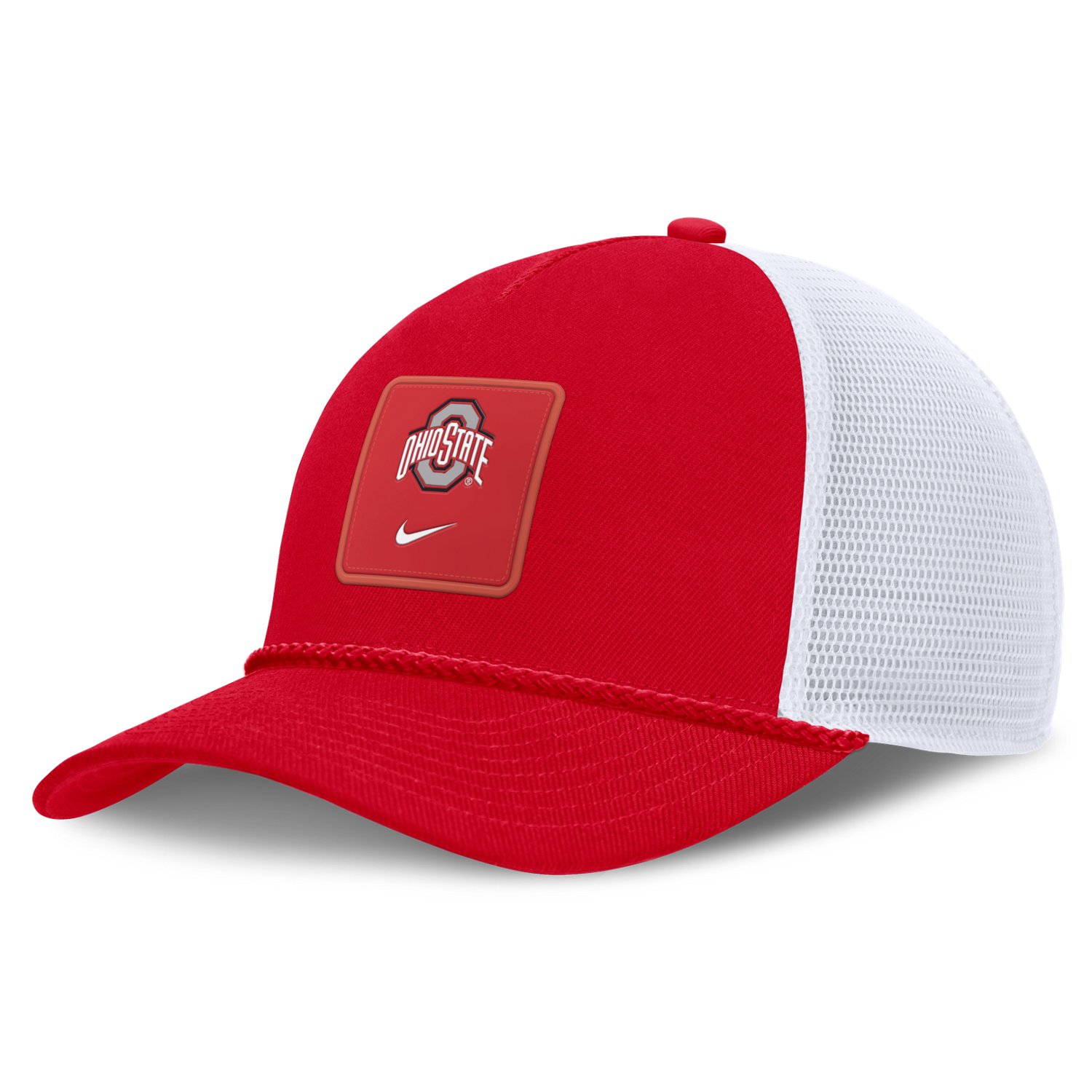 Nike Ohio State University Primary Logo Rise Gameday Structured Trucker Cap