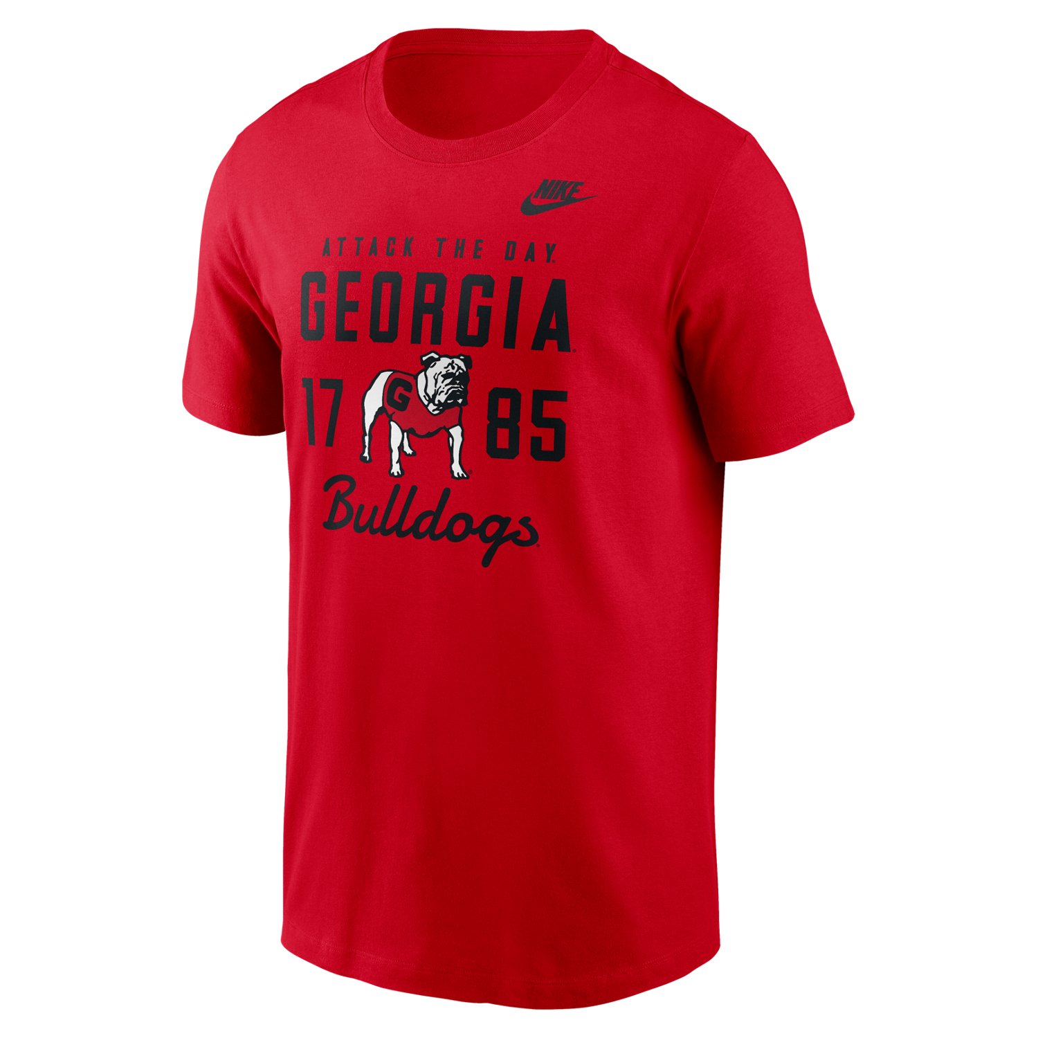 Nike Men's University of Georgia Legacy Stacked Est Graphic T-shirt