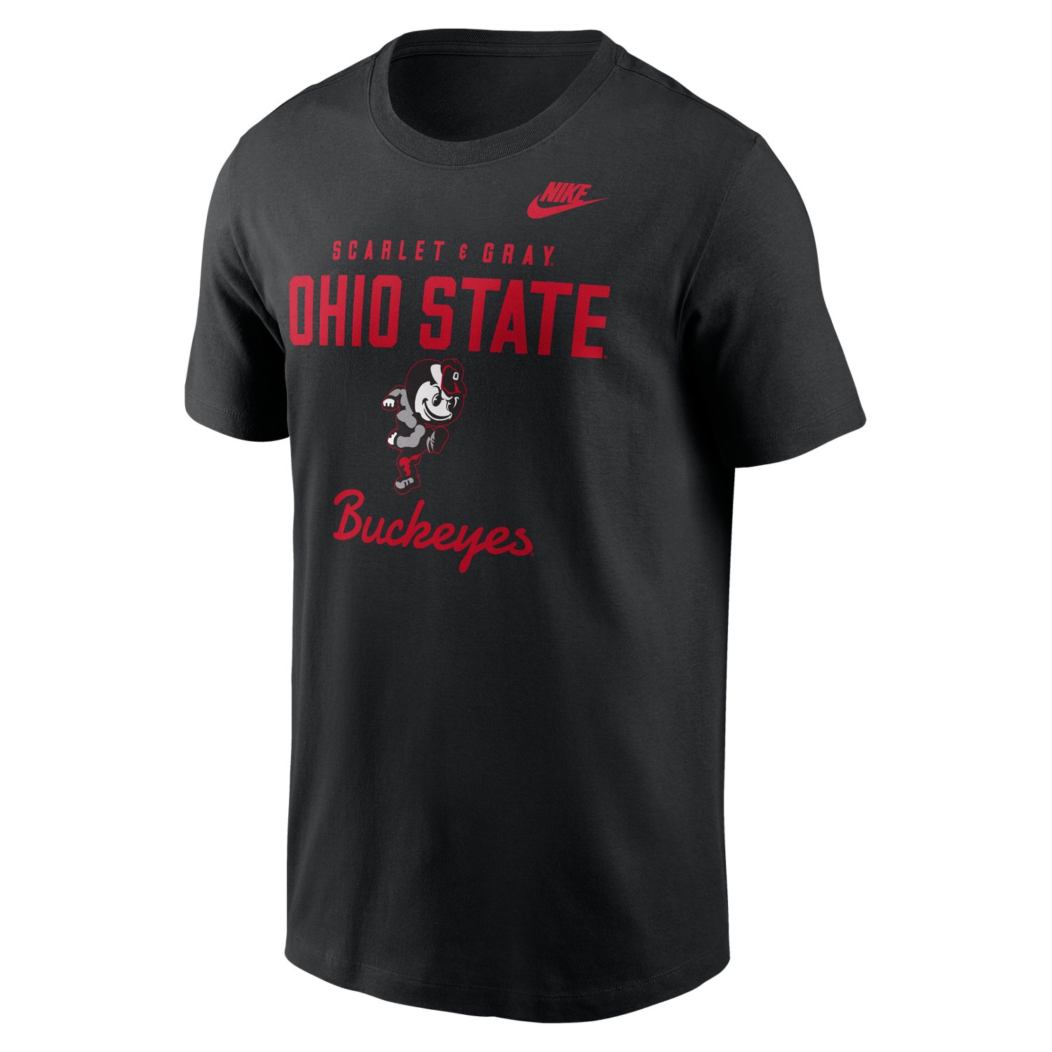 Nike Men's Ohio State University Legacy Stacked Est Graphic T-shirt