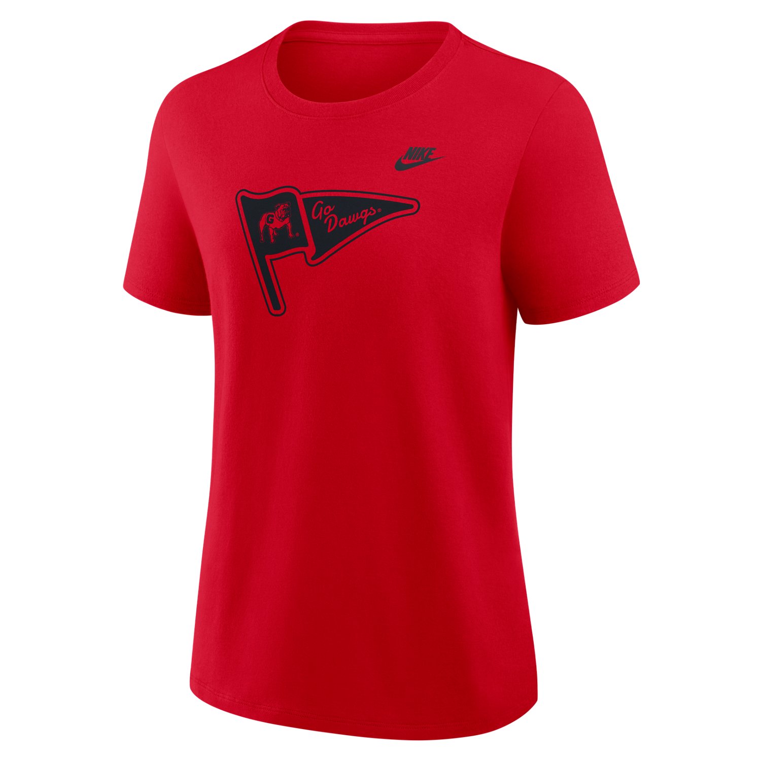 Nike Women's University of Georgia Legacy Spirit Flag Graphic T-shirt