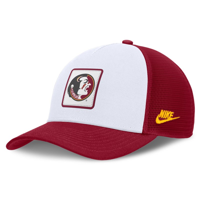 Nike Adult Florida State Seminoles Legacy Trucker Hat, Men's, Medium/Large, Red