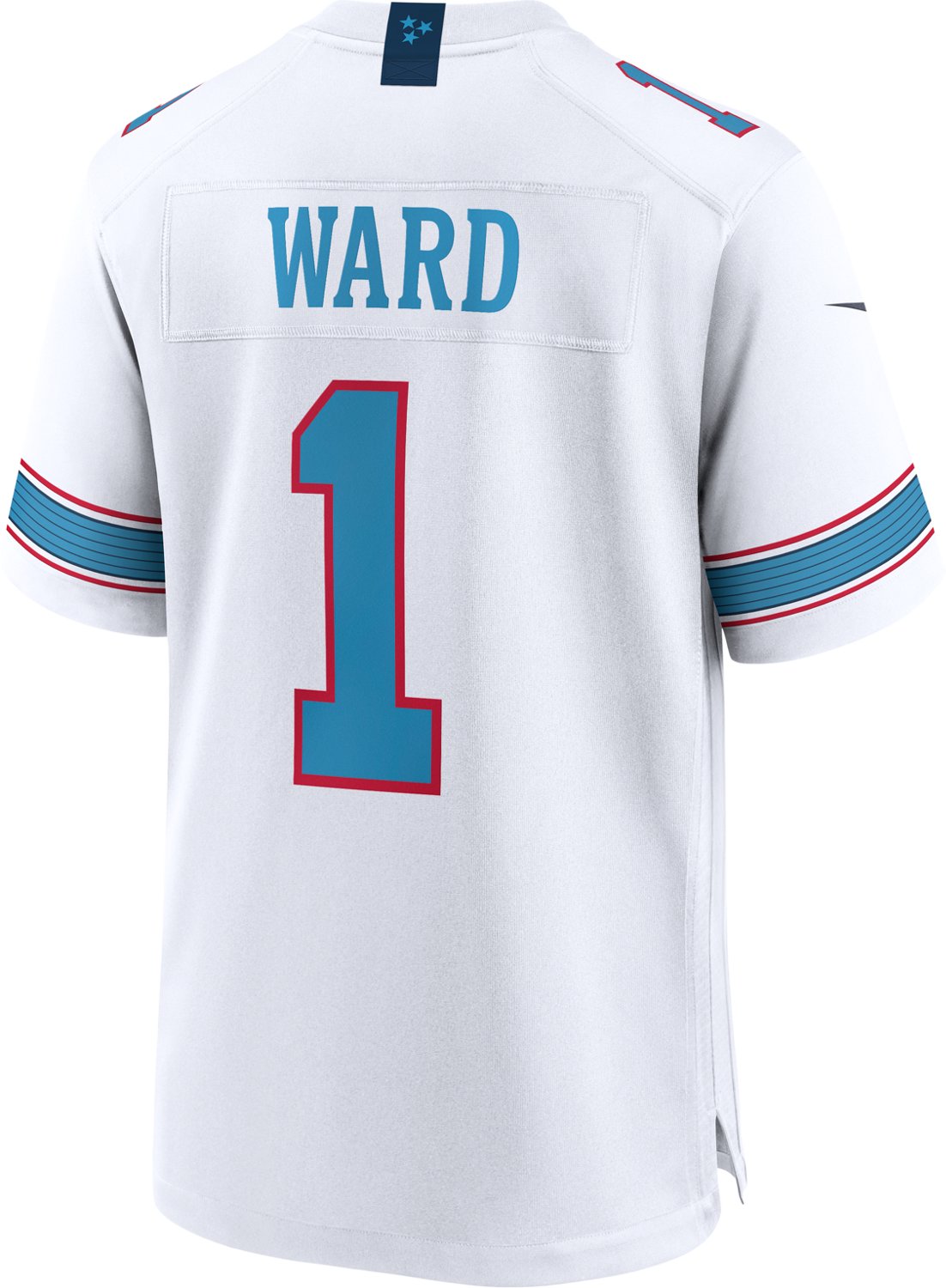 Nike Men's Tennessee Titans Cam Ward #1 Road Game Jersey