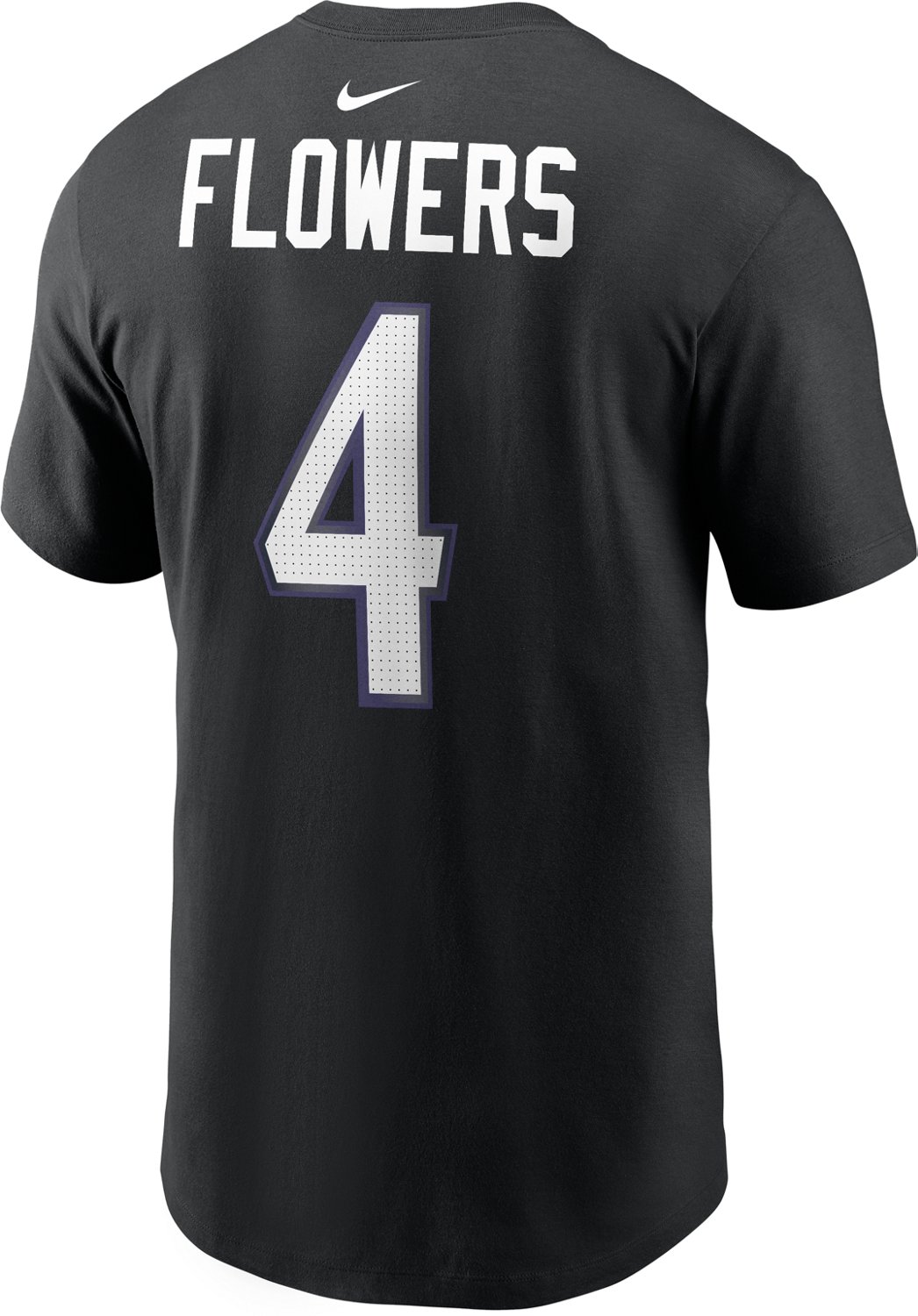 Nike Men's Baltimore Ravens Zay Flowers #4 Graphic T-shirt