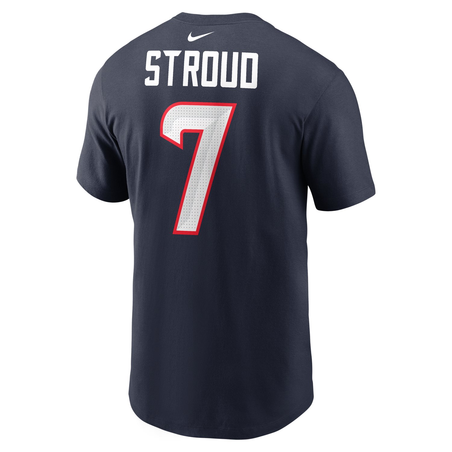 Nike Men's Texans CJ Stroud #7 Name & Number Short Sleeve Tee