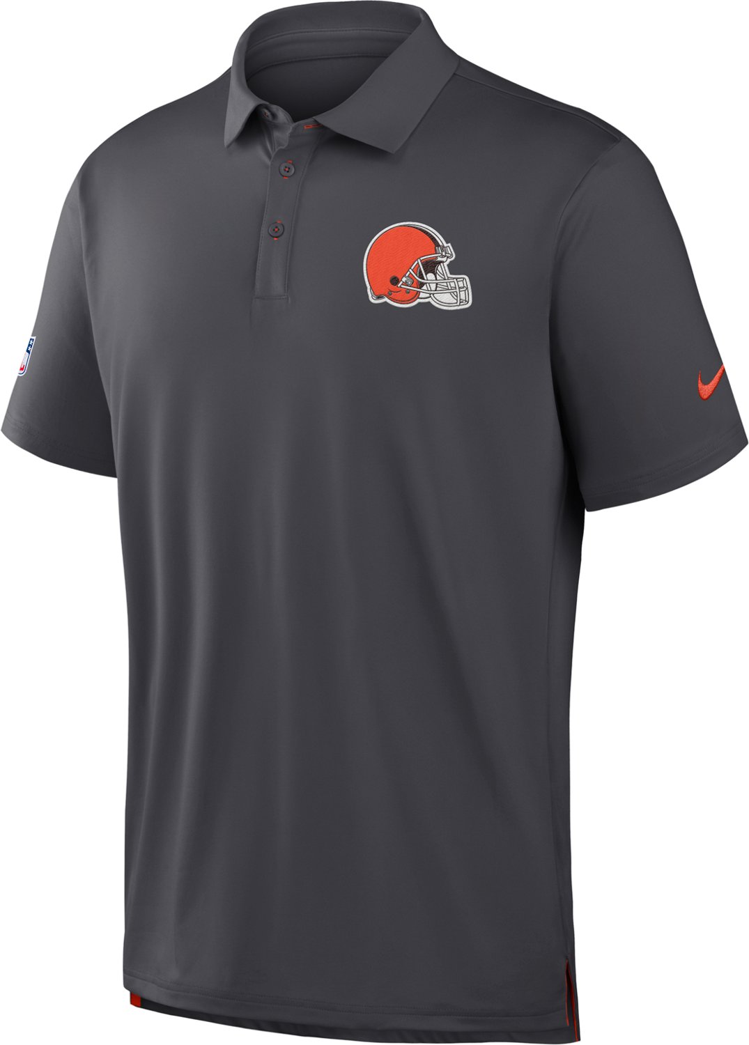Nike Men's Cleveland Browns Sideline Drift Tour Polo Shirt
