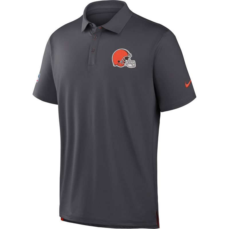 Nike Men's Cleveland Browns Sideline Drift Tour Polo Shirt