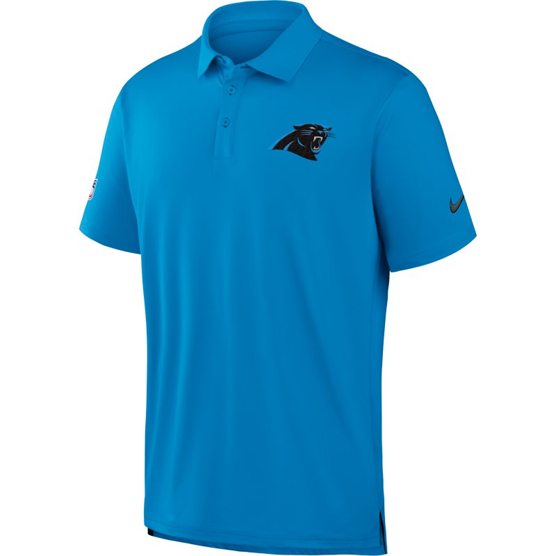 Nike Men's Carolina Panthers Sideline Drift Tour Polo Shirt