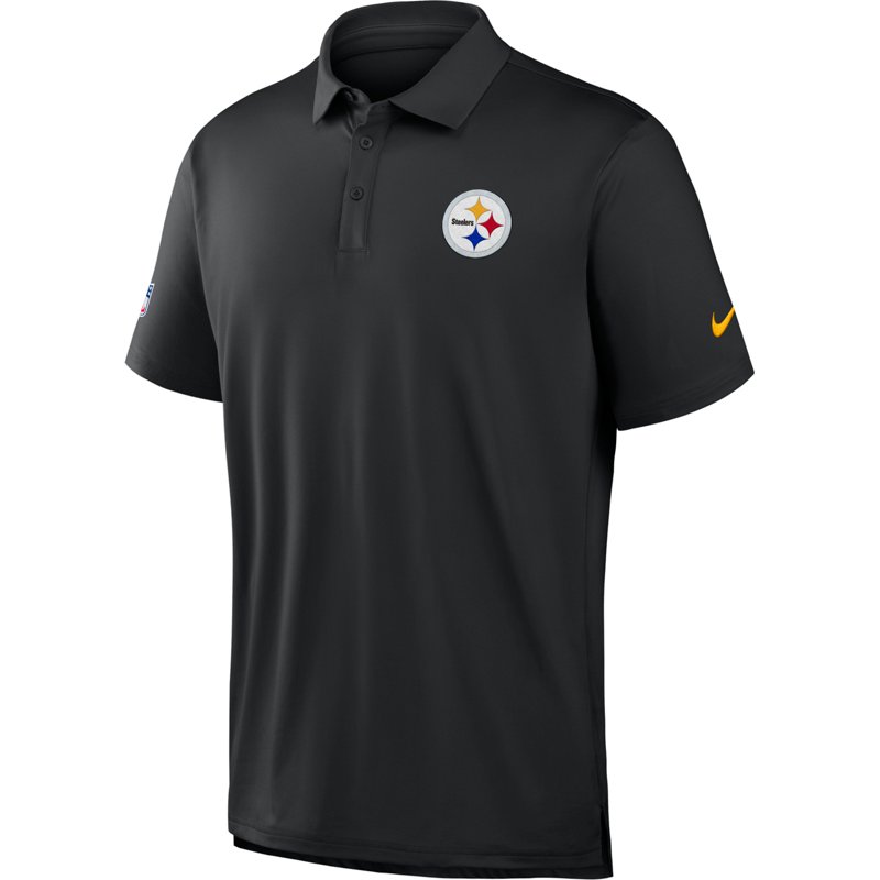 Nike Men's Pittsburgh Steelers Sideline Drift Tour Polo Shirt